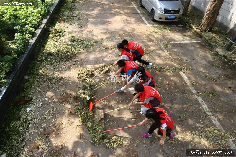 超强台风天鸽过后的义工们_人民会堂,台风天鸽,义工,义工活动,志愿者,会城