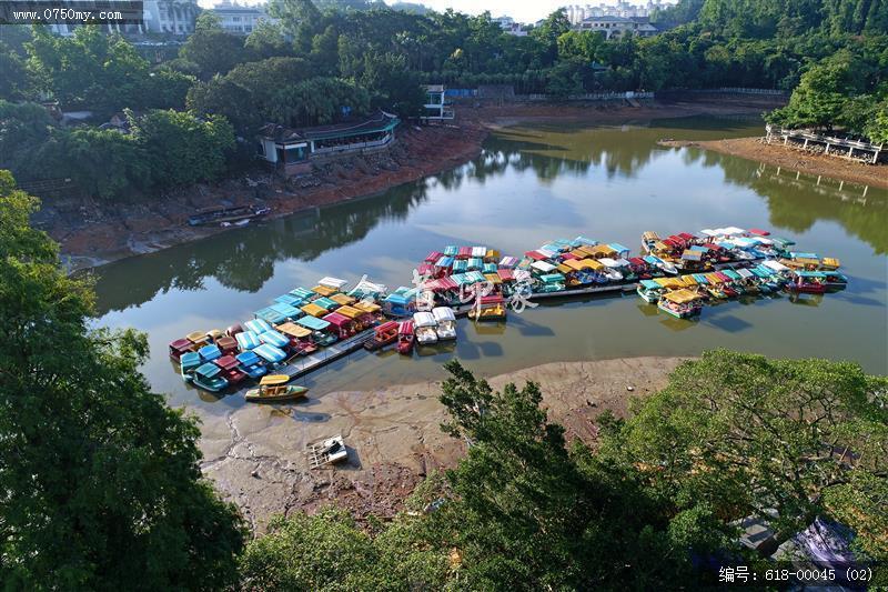 航拍玉湖环湖路升级改造工程_圭峰,玉湖,环湖路,升级改造,提质