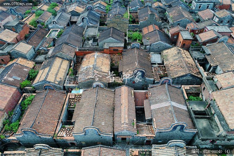 锅耳屋_佛山,三水,芦苞,航拍,锅耳屋,建筑群,历史建筑