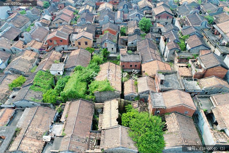 锅耳屋_佛山,三水,芦苞,航拍,锅耳屋,建筑群,历史建筑