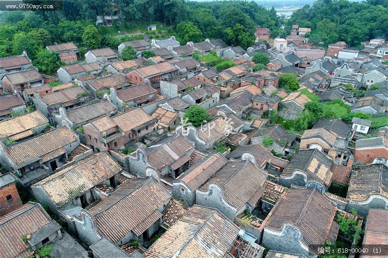 锅耳屋_佛山,三水,芦苞,航拍,锅耳屋,建筑群,历史建筑