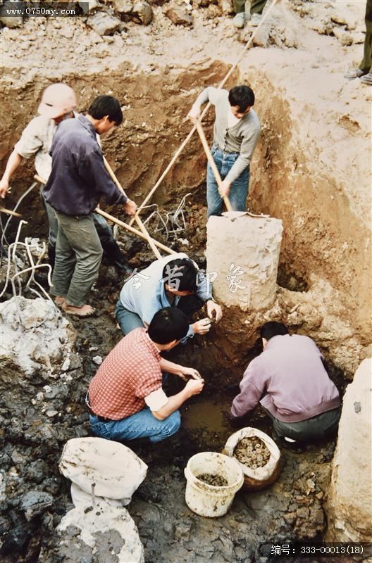 河滨宋代古钱出土_文物,考古,历史文物,挖掘,出土,古钱