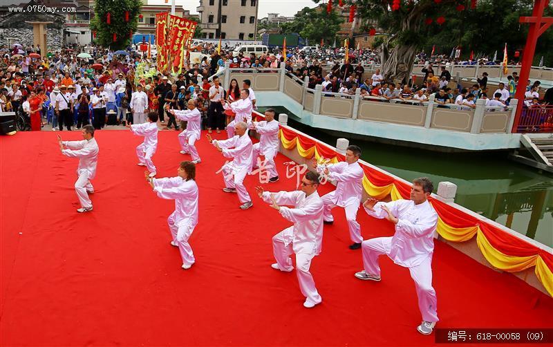 2018新会全域旅游自驾游启动仪式和第七届蔡李佛武术国际交流活动_蔡李佛始祖馆,蔡李佛,崖门,京梅,武术,舞龙