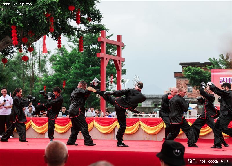 洋弟子真功夫_崖门,蔡李佛武术,国际,交流,武术,京梅