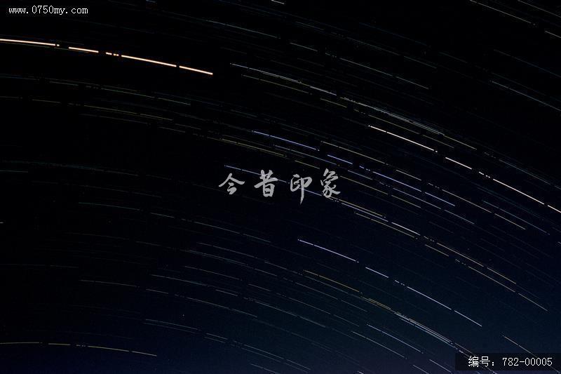 星空_夜景,星空,间接拍摄