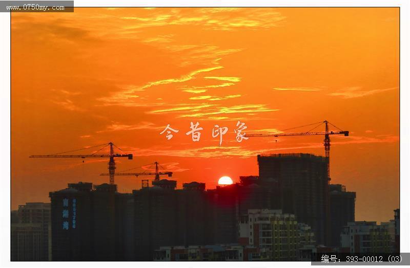 曰落南湖湾_夕阳,晚霞,落日,碧桂园,天空