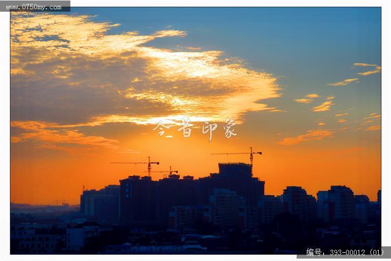 曰落南湖湾_夕阳,晚霞,落日,碧桂园,天空