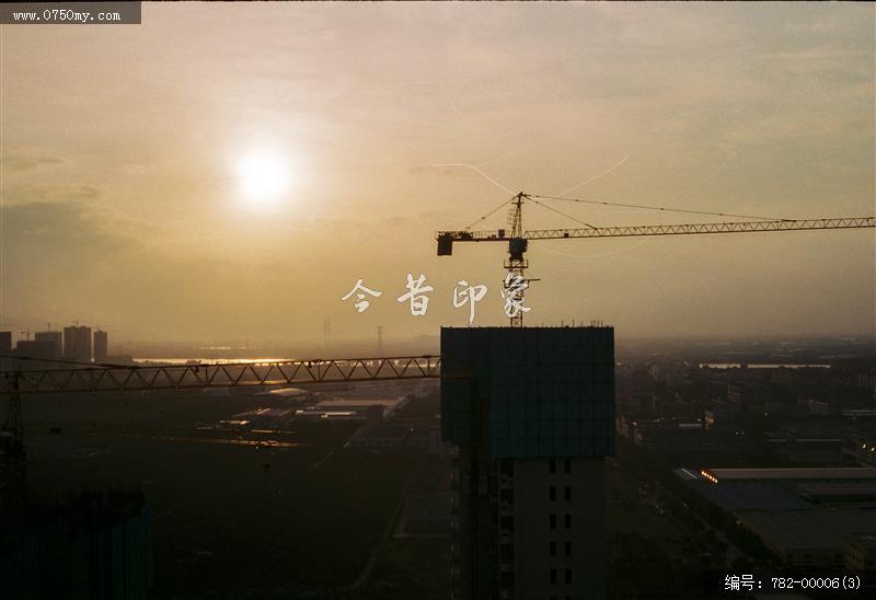 日落剪影_黄昏,日落,胶片
