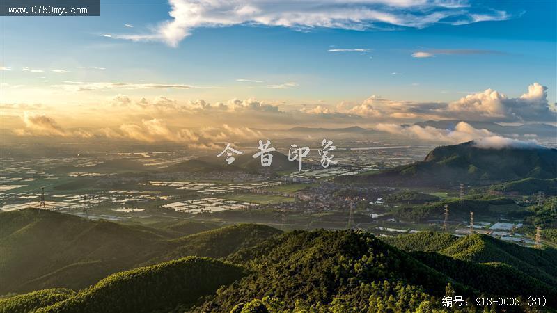 大岭山风光_美丽乡村,航拍,大岭山