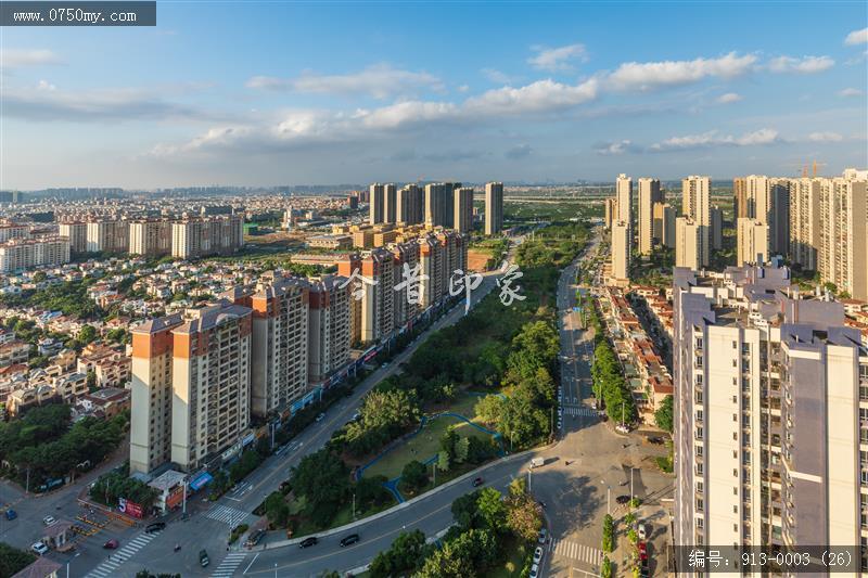 日落之美_文明城市,航拍,日落