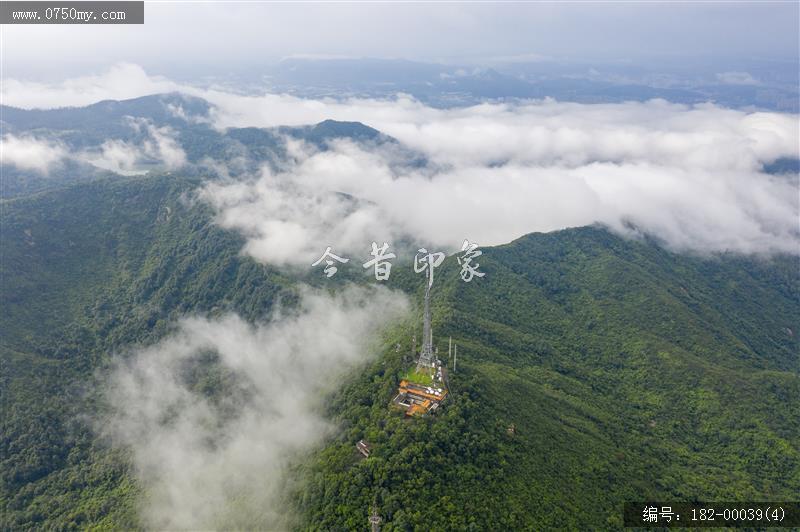 雨后圭峰_文明城事,圭峰山,航拍