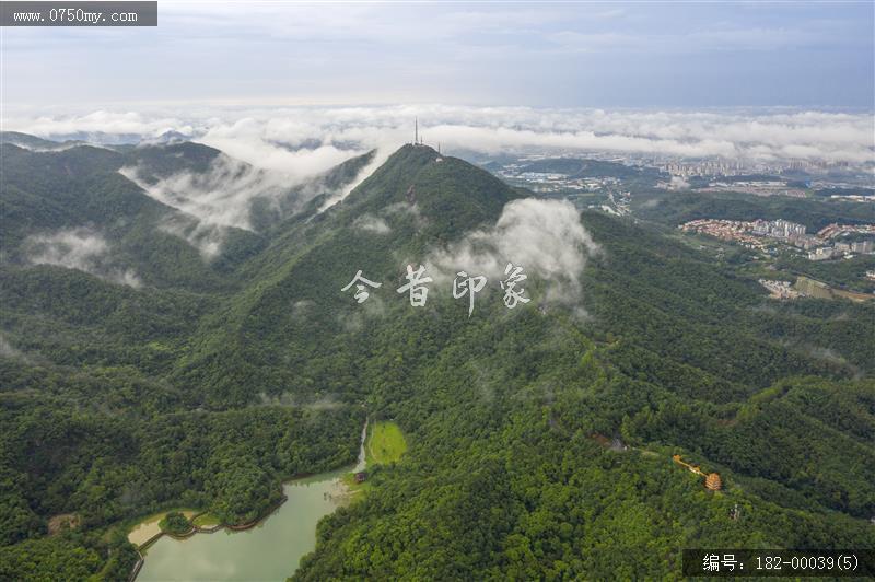 圭峰山云雾_文明城事,圭峰山,航拍