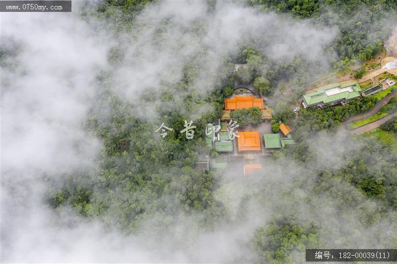 雨后圭峰_文明城事,圭峰山,航拍