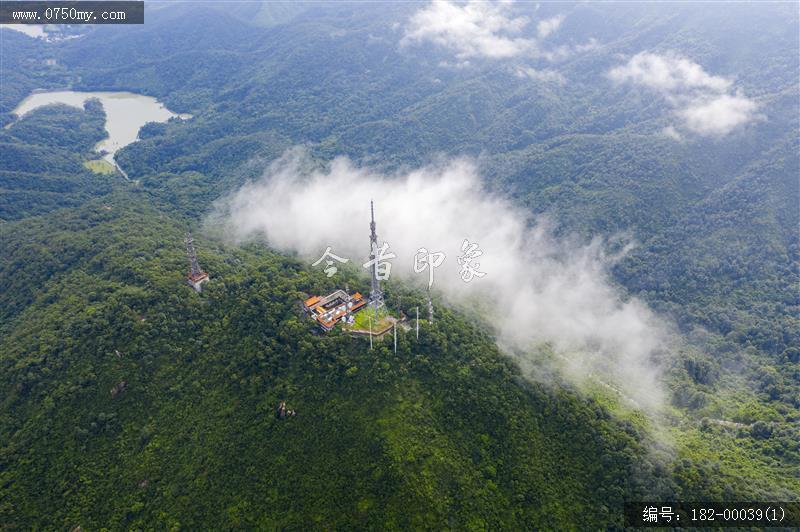 雨后圭峰_文明城事,圭峰山,航拍
