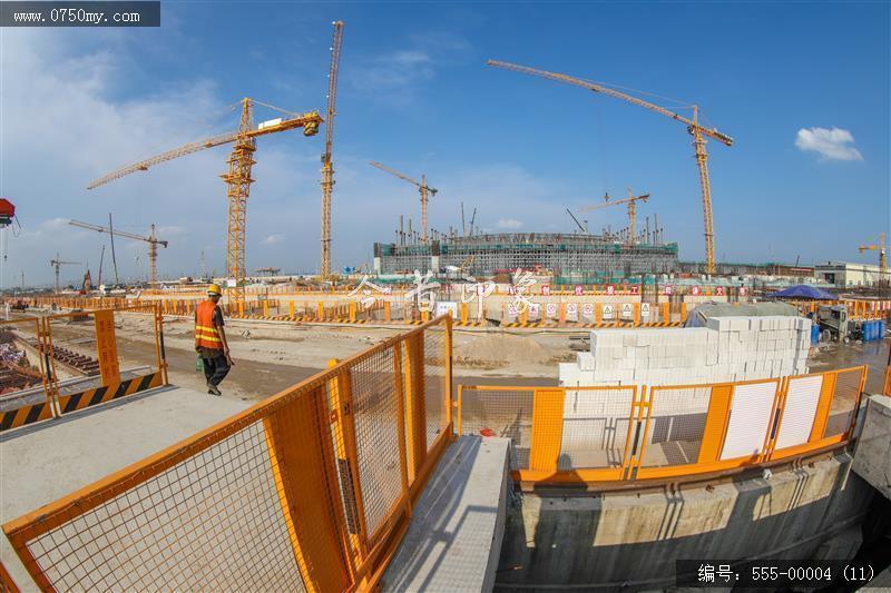 建设中的江门站_城市建设,交通枢纽,江门站