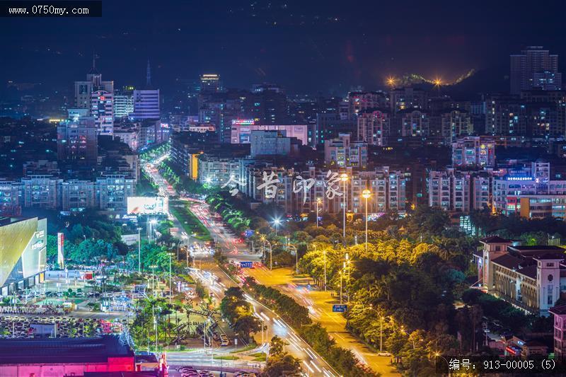 市中心转移_夜景,城市