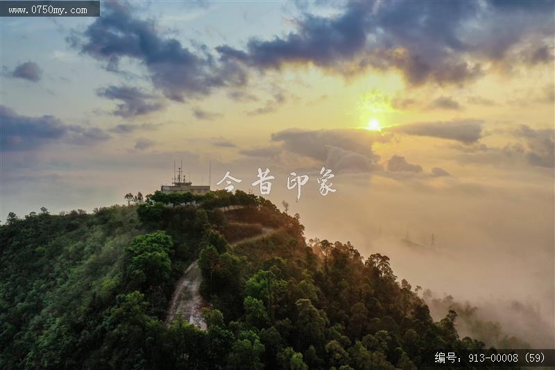 大岭山风光_航拍,大岭山,日出
