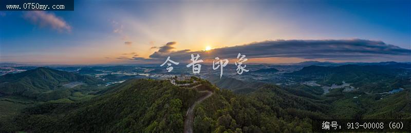 大岭山风光_航拍,大岭山,日出