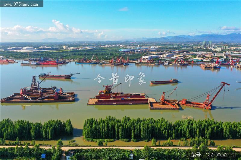 双水拆船厂_航拍,潭江,双水拆船厂