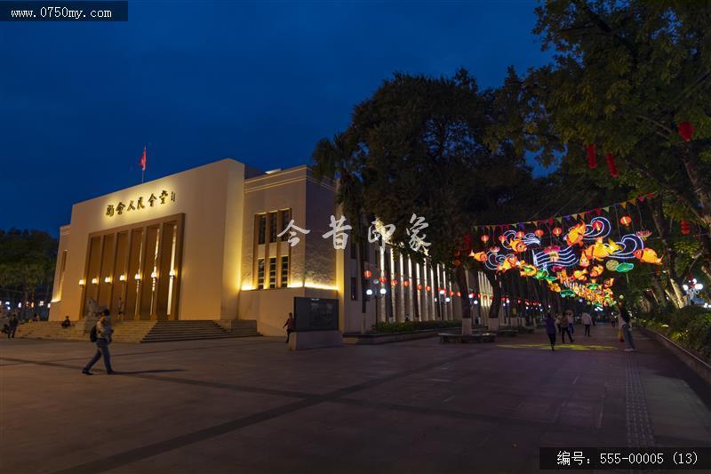 新会鱼灯(13)_新会鱼灯,鱼灯,文化,传承,夜景,人民会堂,学宫