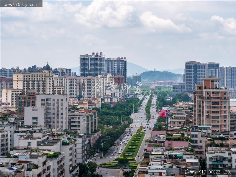 远眺城市风景_城市,长焦