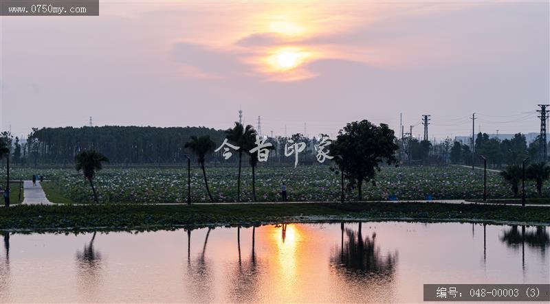 南湖公园日出_日出,人居环境