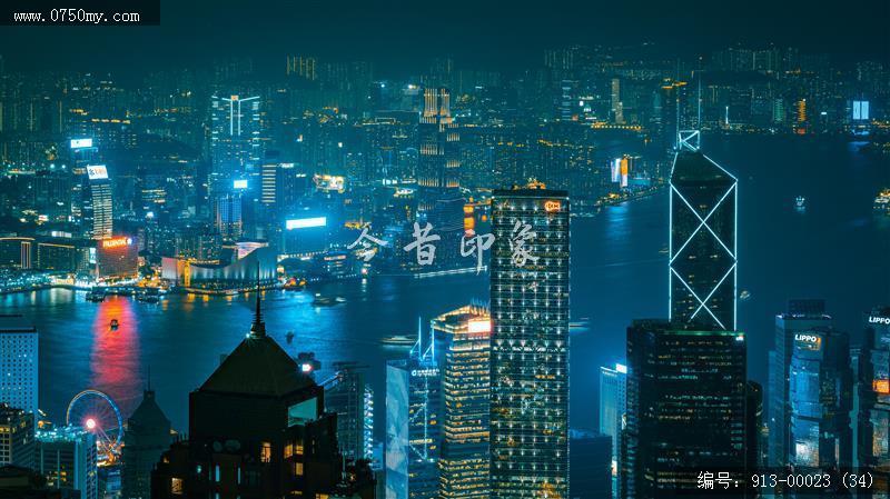 夜拍香港_香港,街景,夜晚