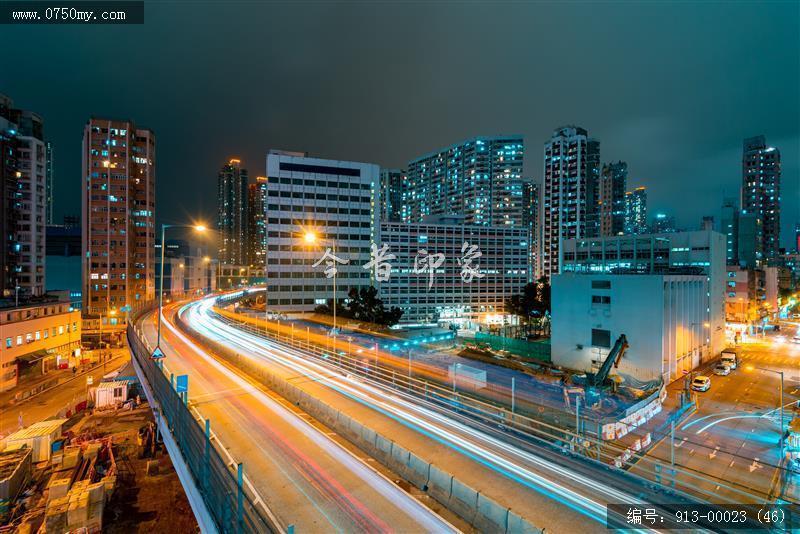 夜拍香港_香港,街景,夜晚