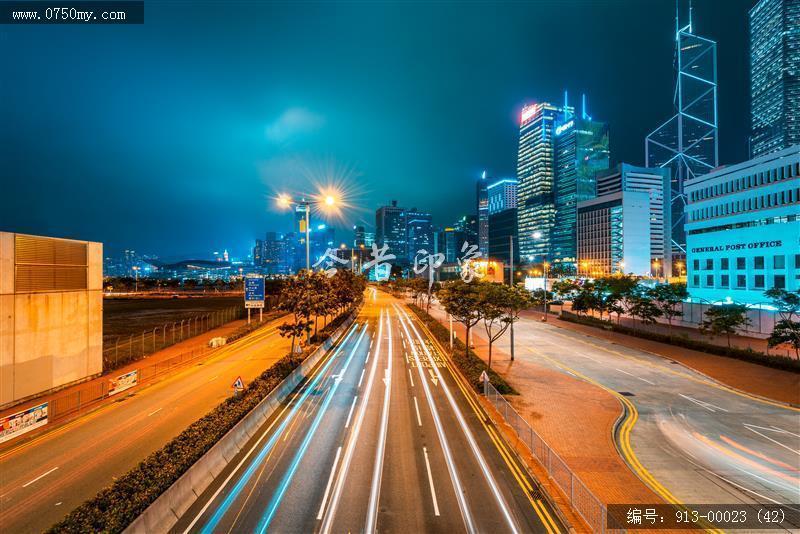 夜拍香港_香港,街景,夜晚