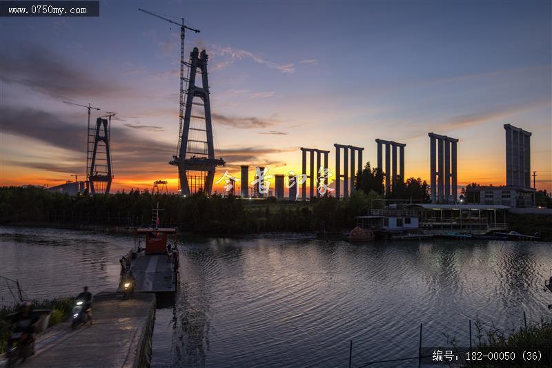 中阳高速三江段桥梁_航拍,城市建设