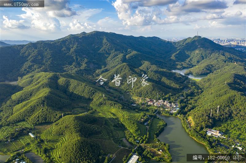 圭峰山景色_航拍,圭峰山,自然资源