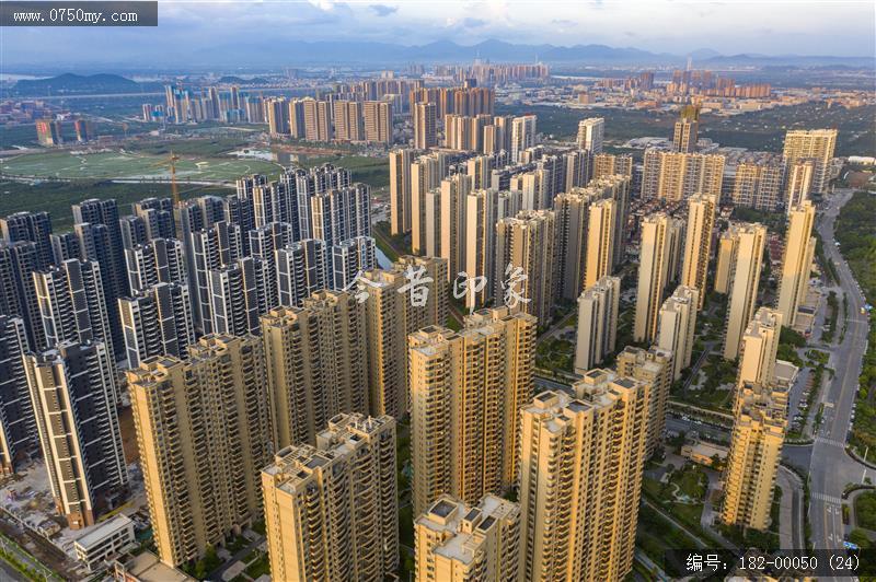 会城碧桂园和名人广场_城市大景,航拍