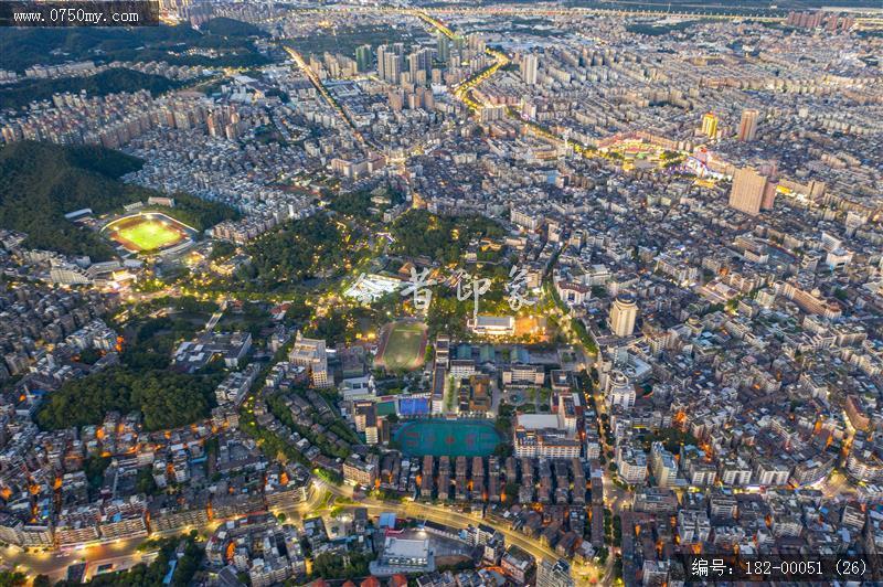 会城城区_航拍,城市大景