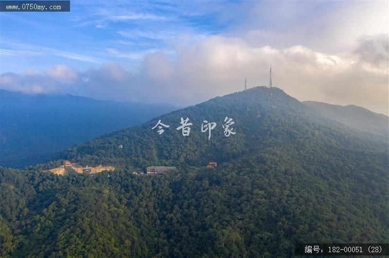 圭峰山晨曦_航拍,日出,旅游,景点