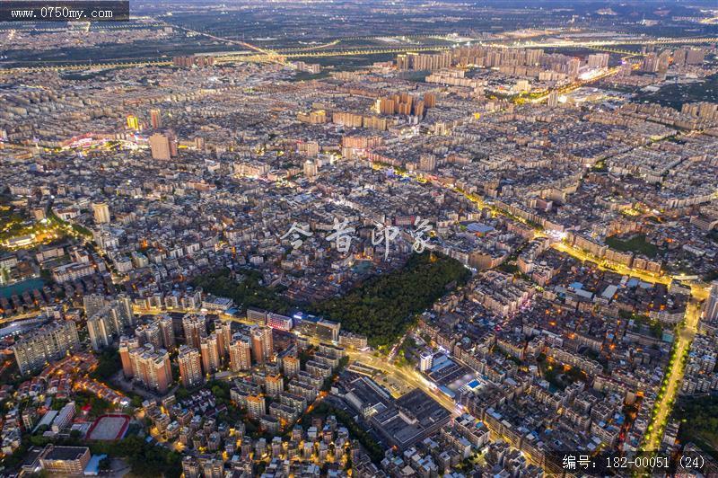 会城城区_航拍,城市大景