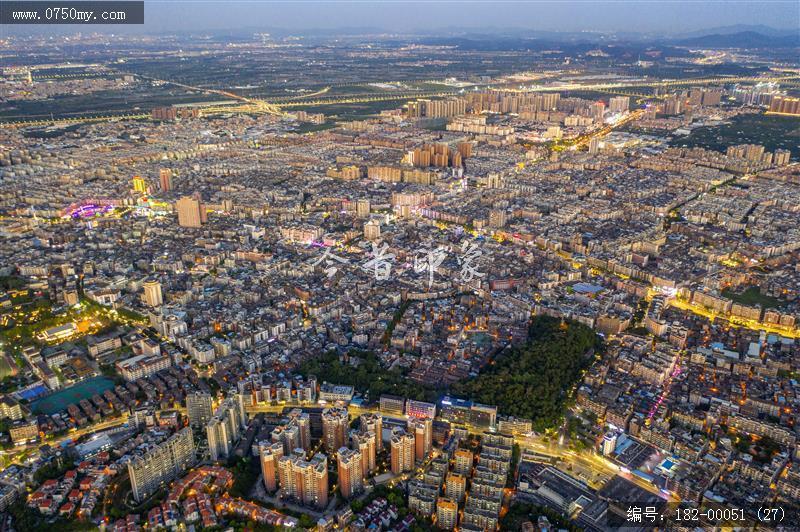 会城城区_航拍,城市大景