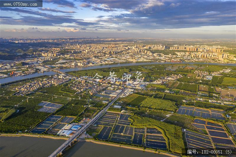 南坦远眺城区_航拍,城市大景