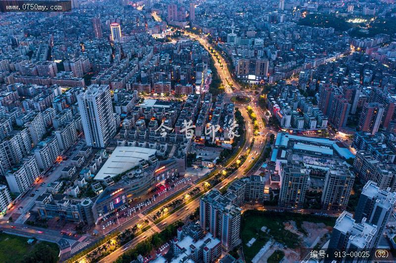 城市夜景_航拍,城市景色