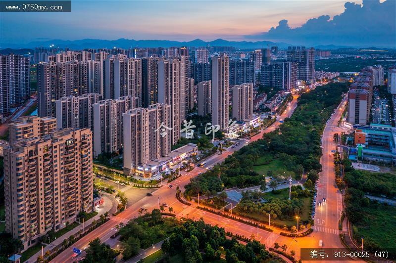 城市夜景_航拍,城市景色