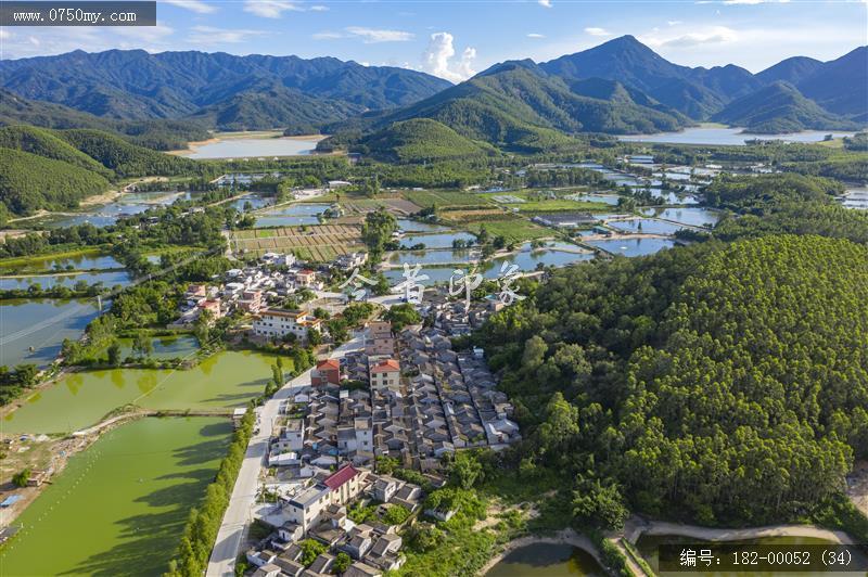 双水镇水库村_航拍,乡村环境