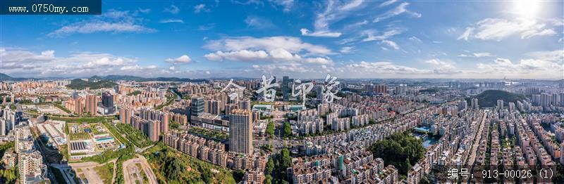 江门大景_航拍,城市景观