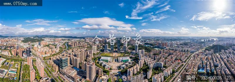 江门大景_航拍,城市景观