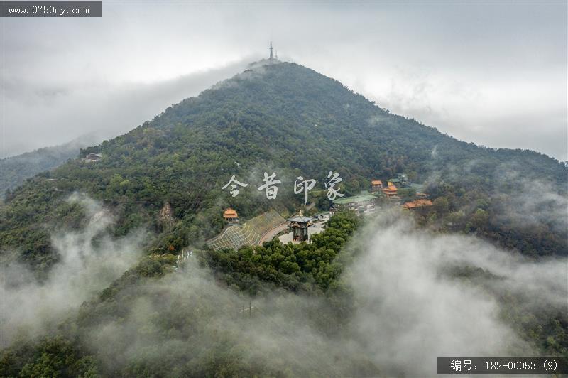 圭峰山玉台寺_航拍,旅游景点