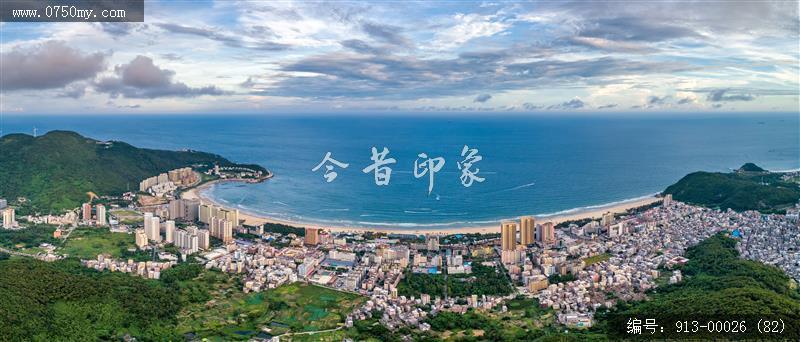 阳江海陵岛大角湾_航拍,旅游景点