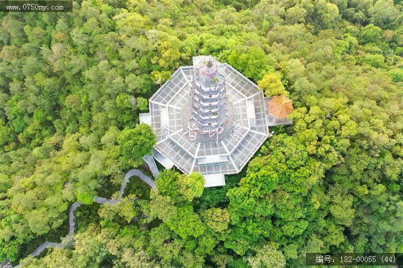 茶坑村凌云塔_航拍,旅游景点