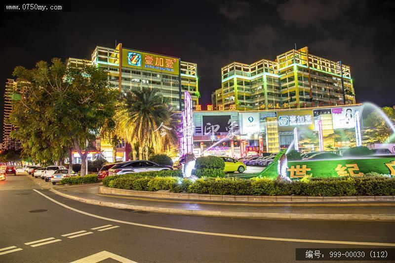 冈州广场_城市景色,夜景