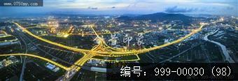 航拍东甲立交