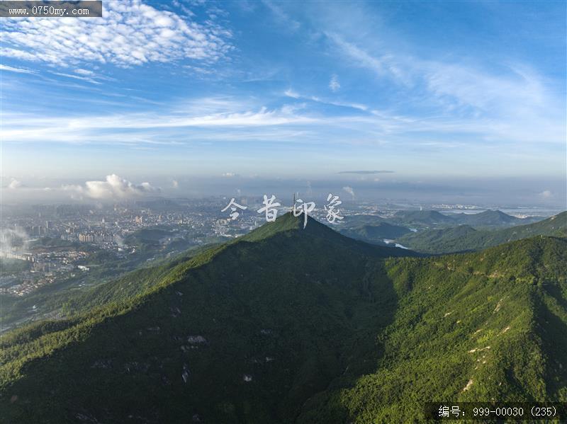 航拍圭峰山_航拍,旅游景点,自然景观