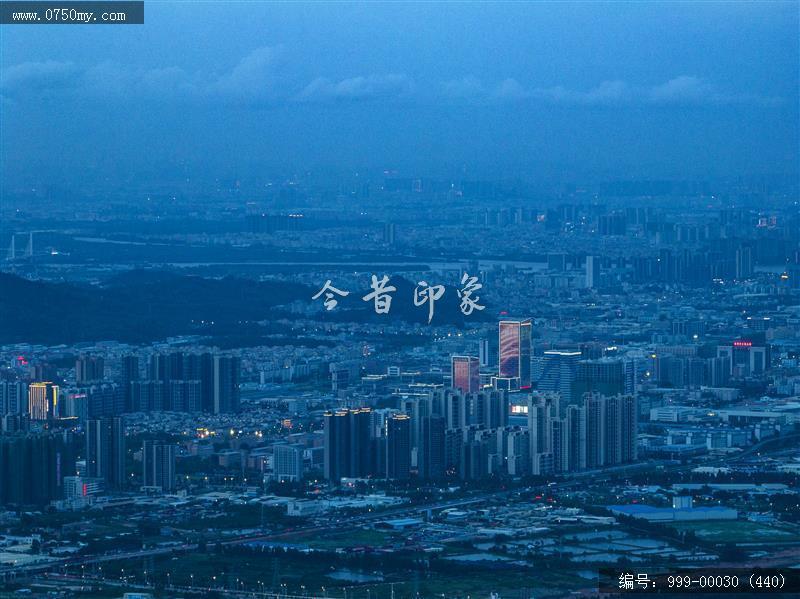 航拍江门城区_航拍,城市景色