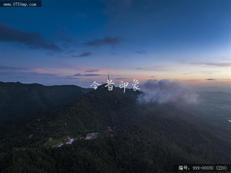 航拍圭峰山_航拍,旅游景点,自然景观